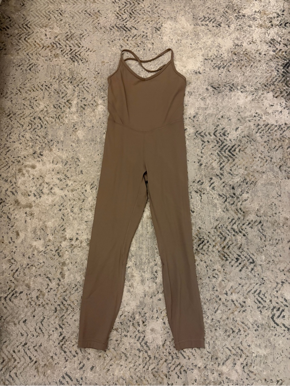lululemon athletica Brown Strappy One-Piece Jumpsuit